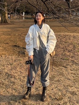 「mici（ミチ）のアイテム」を使った、清水こづえさん（レディース・165cm）の春コーディネート