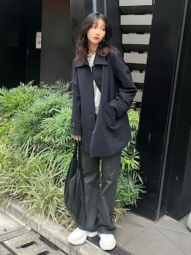 「Levi's（リーバイス）のアイテム（チノパンツ）」を使った、清水こづえさん（レディース・165cm）の秋コーディネート