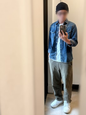 「GAP（ギャップ）のアイテム」を使った、D-chさん（メンズ・168cm）の秋コーディネート