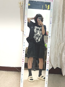 「NOのアイテム（トップス）」を使った、もえさん（レディース・165cm）の冬コーディネート