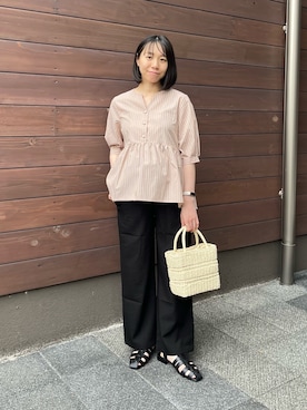 TAKAOKAさん（レディース・156cm）の夏コーディネート