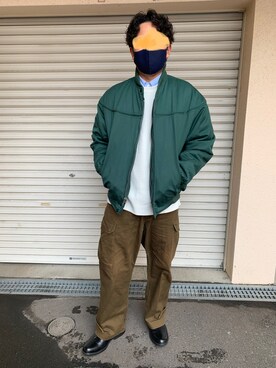 「Right-on（ライトオン）のアイテム（パンツ）」を使った、toy-kさん（メンズ・170cm）の冬コーディネート