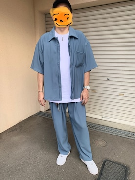 「STERNBERG（スタンバーグ）のアイテム（帽子）」を使った、toy-kさん（メンズ・170cm）の夏コーディネート