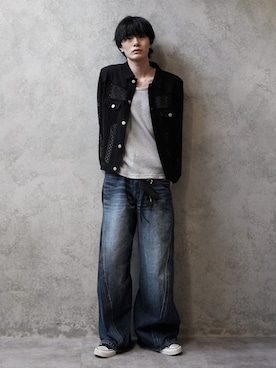 くま🧸さん（メンズ・174cm）の春コーディネート