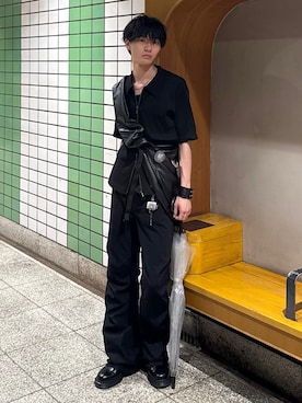 「アイテム（ブレスレット）」を使った、くま🧸さん（メンズ・174cm）の夏コーディネート