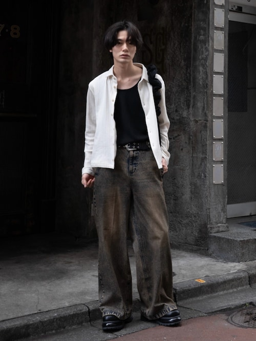 CLEL ジーンズ 「CLEL」Vintage Design Flare Denim Pants