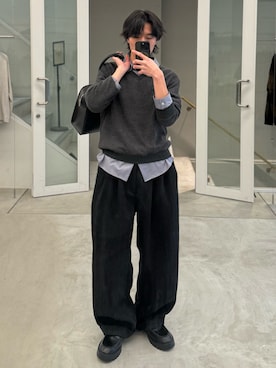 くま🧸さん（メンズ・174cm）の冬コーディネート