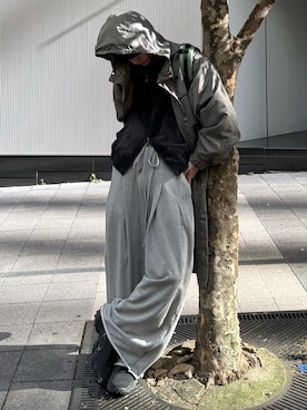 「OAKLEY（オークリー）のアイテム」を使った、くま🧸さん（メンズ・174cm）の冬コーディネート