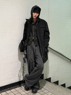 「BAL（バル）のアイテム」を使った、くま🧸さん（メンズ・174cm）の冬コーディネート