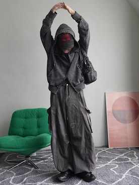 「アイテム（帽子）」を使った、くま🧸さん（メンズ・174cm・20代）の秋コーディネート