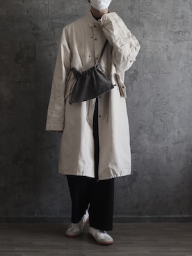 「JUNRED（ジュンレッド）のアイテム（Tシャツ/カットソー）」を使った、くま🧸さん（メンズ・174cm）の秋コーディネート