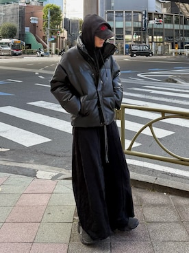 「アイテム（スウェットパンツ）」を使った、くま🧸さん（メンズ・174cm）の秋コーディネート