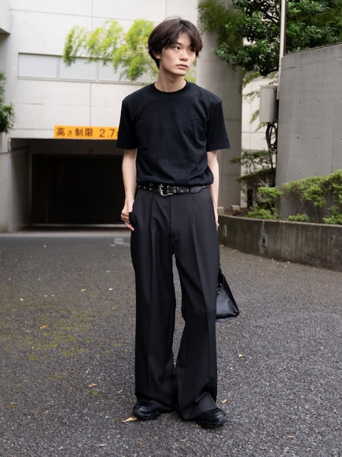 【Hanes/ヘインズ】メンズ KURO クルーネックTシャツ