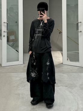 「アイテム（キーホルダー）」を使った、くま🧸さん（メンズ・174cm）の秋コーディネート