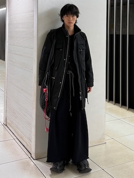 「Wizzard（ウィザード）のアイテム」を使った、くま🧸さん（メンズ・174cm）の冬コーディネート