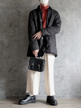 「URBAN RESEARCH Sonny Label（アーバンリサーチサニーレーベル）のアイテム（トップス）」を使った、くま🧸さん（メンズ・174cm）の秋コーディネート