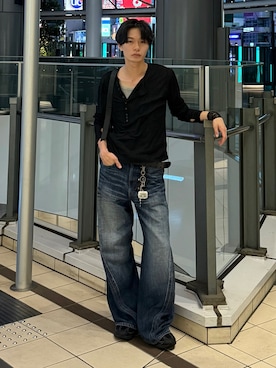 「CASPER JOHN（キャスパージョン）のアイテム」を使った、くま🧸さん（メンズ・174cm）の夏コーディネート