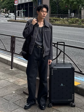 「CLEL（クレイル）のアイテム」を使った、くま🧸さん（メンズ・174cm）の秋コーディネート
