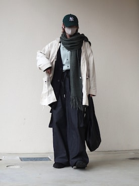 「JUNRED（ジュンレッド）のアイテム（トップス）」を使った、くま🧸さん（メンズ・174cm）の冬コーディネート