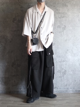 「FREAK'S STORE（フリークスストア）のアイテム（バッグ）」を使った、くま🧸さん（メンズ・174cm）の春コーディネート