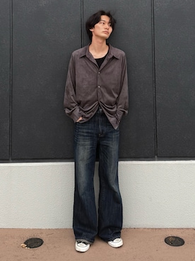 「CLEL（クレイル）のアイテム（パンツ）」を使った、くま🧸さん（メンズ・174cm）の秋コーディネート