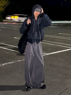 「CLEL（クレイル）のアイテム」を使った、くま🧸さん（メンズ・174cm）の秋コーディネート