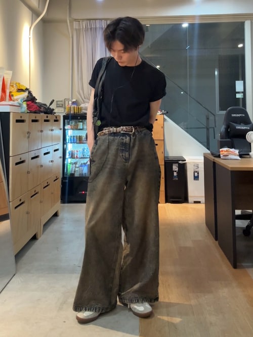 【Hanes/ヘインズ】メンズ KURO クルーネックTシャツ