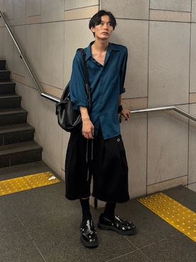 「CASPER JOHN（キャスパージョン）のアイテム」を使った、くま🧸さん（メンズ・174cm）の夏コーディネート