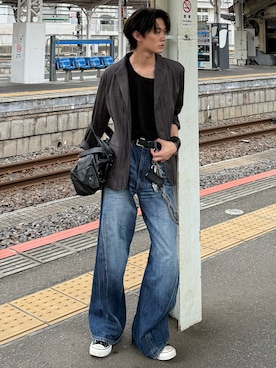 くま🧸さん(メンズ・174cm)の秋コーディネート