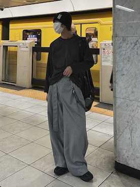 くま🧸さん（メンズ・174cm）の冬コーディネート