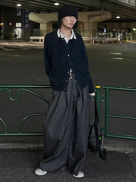 「Levi's（リーバイス）のアイテム」を使った、くま🧸さん（メンズ・174cm）の秋コーディネート