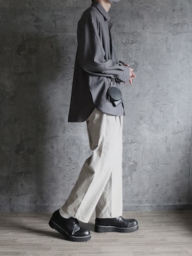 「FREAK'S STORE（フリークスストア）のアイテム（バッグ）」を使った、くま🧸さん（メンズ・174cm）の冬コーディネート