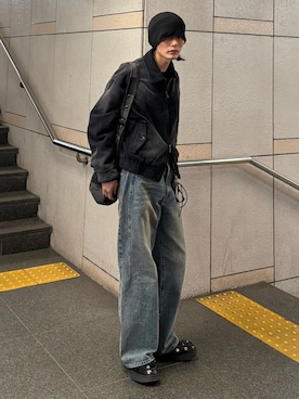 くま🧸さん（メンズ・174cm）の春コーディネート