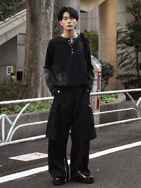 「アイテム（スウェット）」を使った、くま🧸さん（メンズ・174cm）の春コーディネート