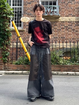 「アイテム（スニーカー）」を使った、くま🧸さん（メンズ・174cm）の夏コーディネート