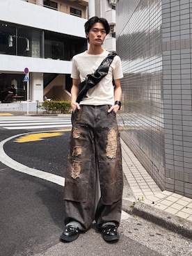 「Our Legacy（アワーレガシー）のアイテム」を使った、くま🧸さん（メンズ・174cm）の春コーディネート