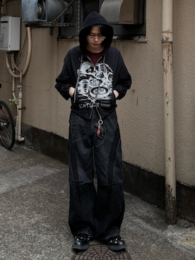 くま🧸さん（メンズ・174cm）の春コーディネート