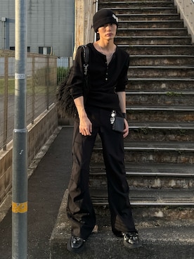 「アイテム（アクセサリー）」を使った、くま🧸さん（メンズ・174cm）の夏コーディネート