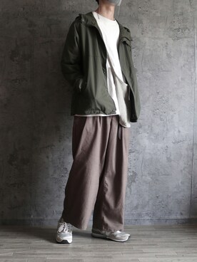 「URBAN RESEARCH Sonny Label（アーバンリサーチサニーレーベル）のアイテム（ジャケット/アウター）」を使った、くま🧸さん（メンズ・174cm）の秋コーディネート
