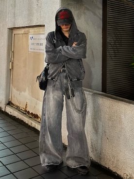 「アイテム（財布/小物）」を使った、くま🧸さん（メンズ・174cm）の秋コーディネート