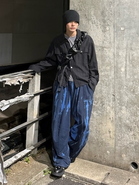 「CASPER JOHN（キャスパージョン）のアイテム」を使った、くま🧸さん（メンズ・174cm）の春コーディネート