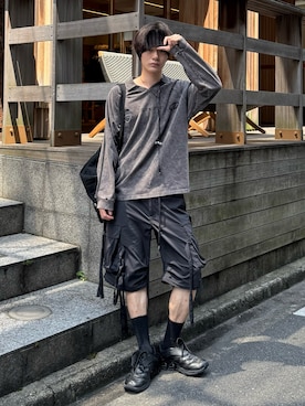 「アイテム（ショルダーバッグ）」を使った、くま🧸さん（メンズ・174cm）の夏コーディネート