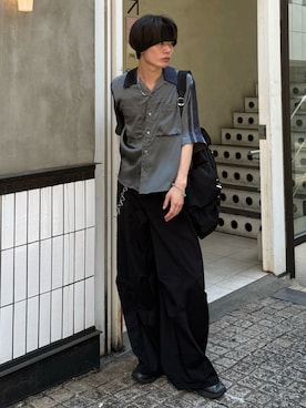 「アイテム（ブレスレット）」を使った、くま🧸さん（メンズ・174cm）の夏コーディネート