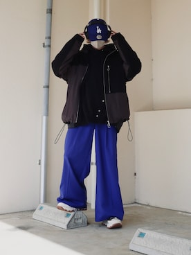 「ANEI（アーネイ）のアイテム」を使った、くま🧸さん（メンズ・174cm）の春コーディネート