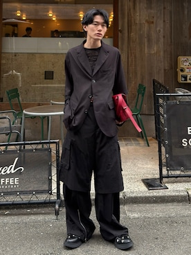 「HARE（ハレ）のアイテム」を使った、くま🧸さん（メンズ・174cm）の春コーディネート