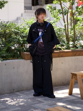 「CASPER JOHN（キャスパージョン）のアイテム（バッグ）」を使った、くま🧸さん（メンズ・174cm）の春コーディネート