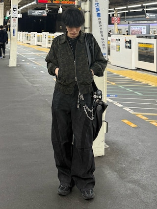 「UNIZ（ユニズ）の【UNIZ】Leather Lighter Case / 【ユニズ】レザーライターケース（キーホルダー）」を使った、くま🧸さん（メンズ・174cm）の春コーディネート