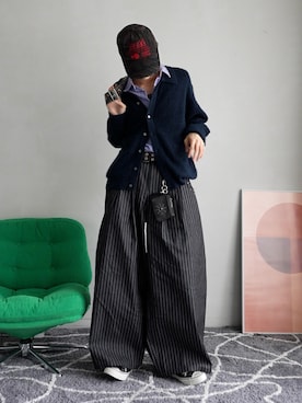 「アイテム（キーホルダー）」を使った、くま🧸さん（メンズ・174cm・20代）の秋コーディネート