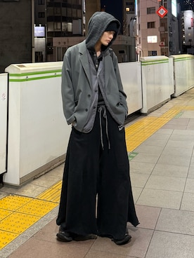 「アイテム（ジャケット/アウター）」を使った、くま🧸さん（メンズ・174cm）の秋コーディネート