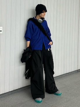 「SHINYAKOZUKA（シンヤコヅカ）のアイテム（帽子）」を使った、くま🧸さん（メンズ・174cm）の秋コーディネート